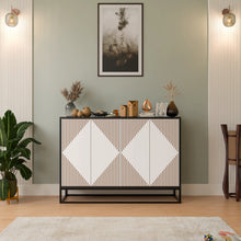 Console Table (Black And White)