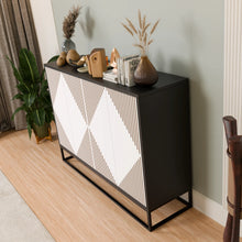 Console Table (Black And White)