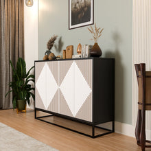 Console Table (Black And White)