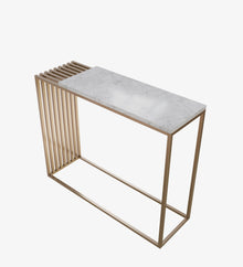 Floor Cabinet (Golden & White)