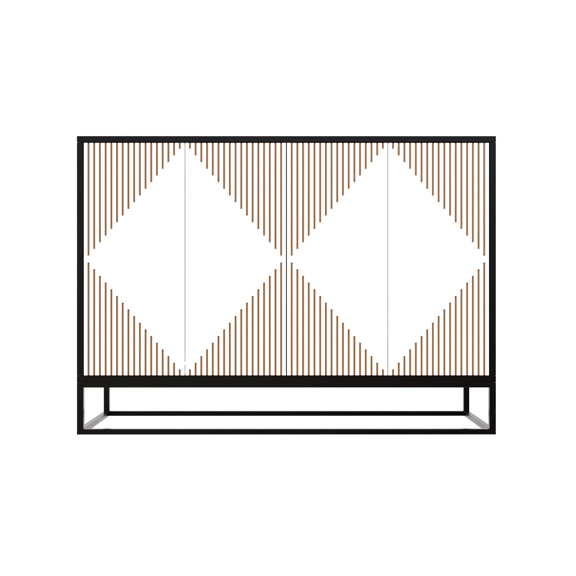 Console Table (Black And White)