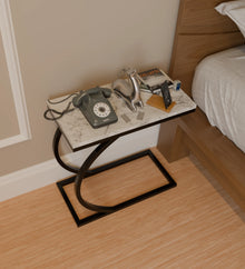 C End Table (Black & White)