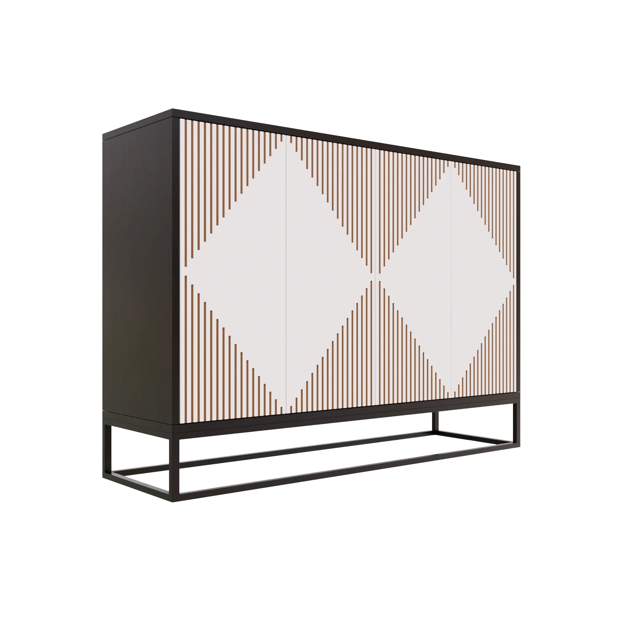 Console Table (Black And White)