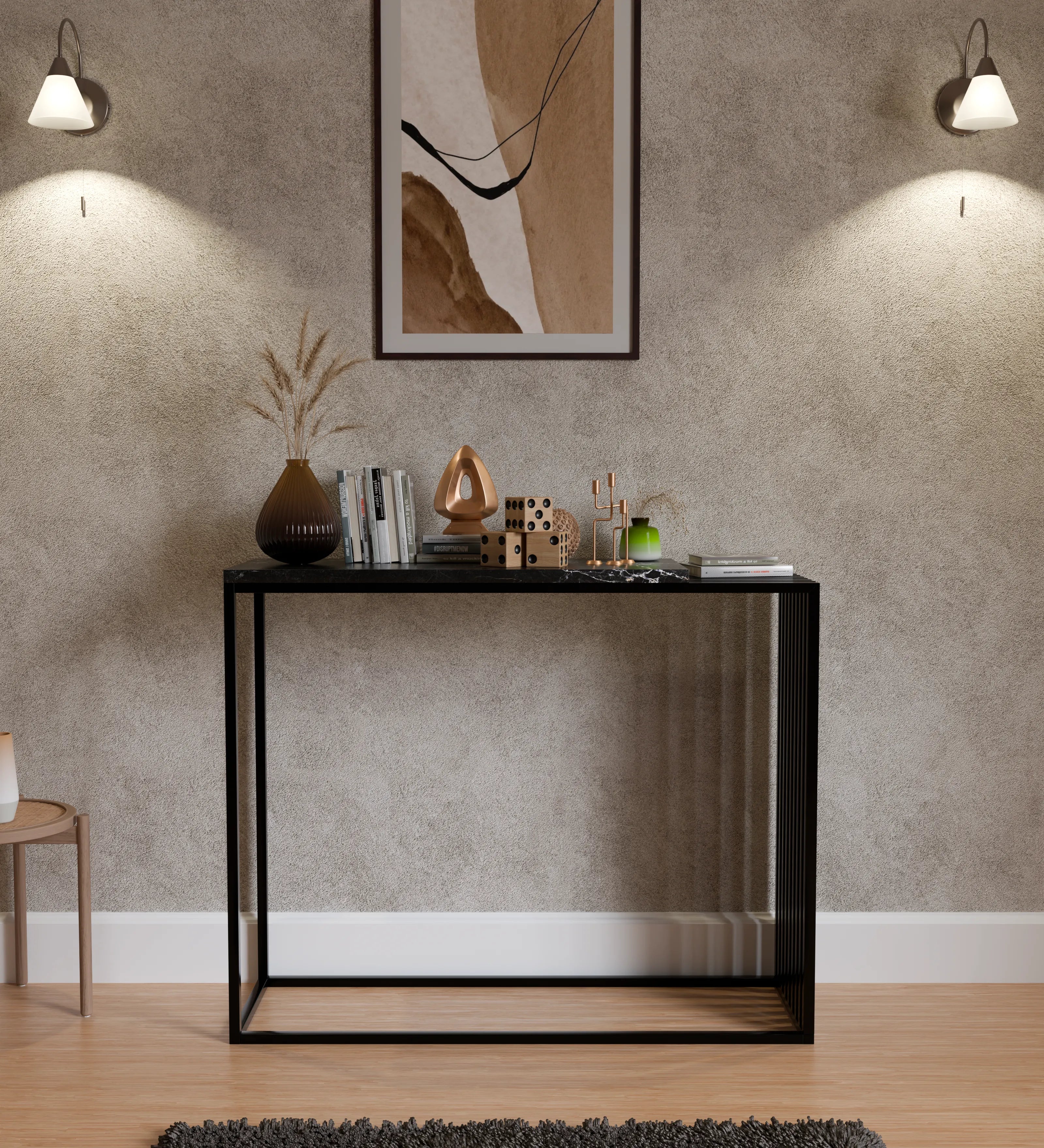 Floor Cabinet (All Black)