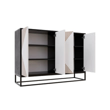 Console Table (Black And White)